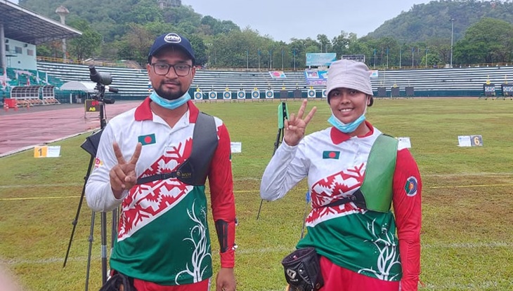 ভারতকে হারিয়ে রোমান-নাসরিনের সোনা জয়