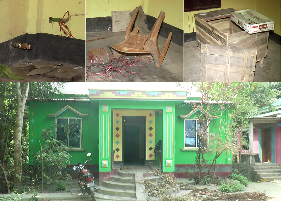 ভোলার পশ্চিম ইলিশায় প্রবাসীর বাড়িতে লুট