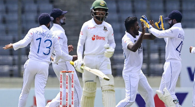 বাংলাদেশকে ১০ উইকেটে হারিয়ে সিরিজ জয় শ্রীলঙ্কার