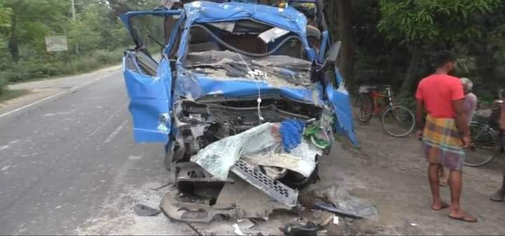 শৈলকুপায় ট্রাক ও পিকআপ ভ্যানের সংঘর্ষে ২ জন নিহত