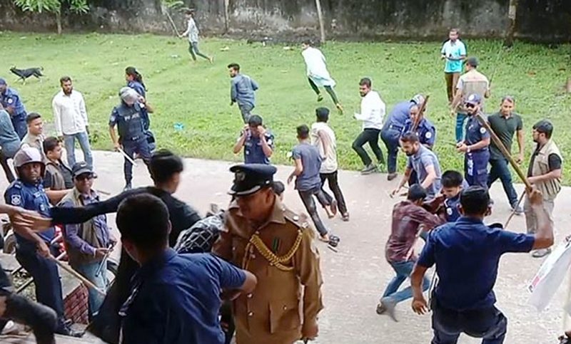 ছাত্রলীগ পেটানোর ঘটনায় মহরমসহ ১৩ পুলিশের বিরুদ্ধে ব্যবস্থার সুপারিশ