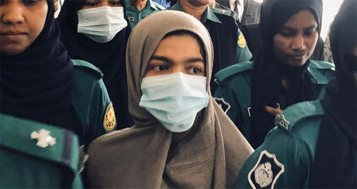 ফারদিন হত্যা : বান্ধবী বুশরা পাঁচদিনের রিমাণ্ডে