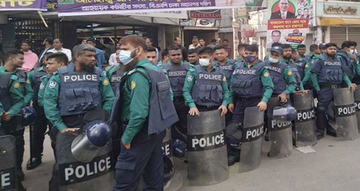 নয়াপল্টনে সমাবেশের অনুমতি দেওয়া হয়নি, নিরাপত্তা জোরদার