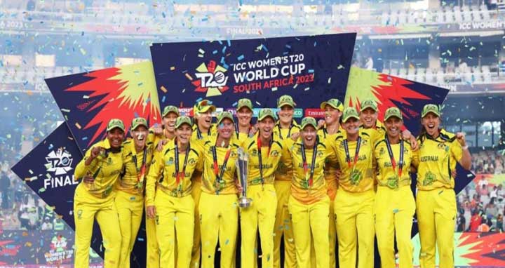 নারীদের টি-টোয়েন্টি বিশ্বকাপের ৬ষ্ঠ শিরোপা অস্ট্রেলিয়ার
