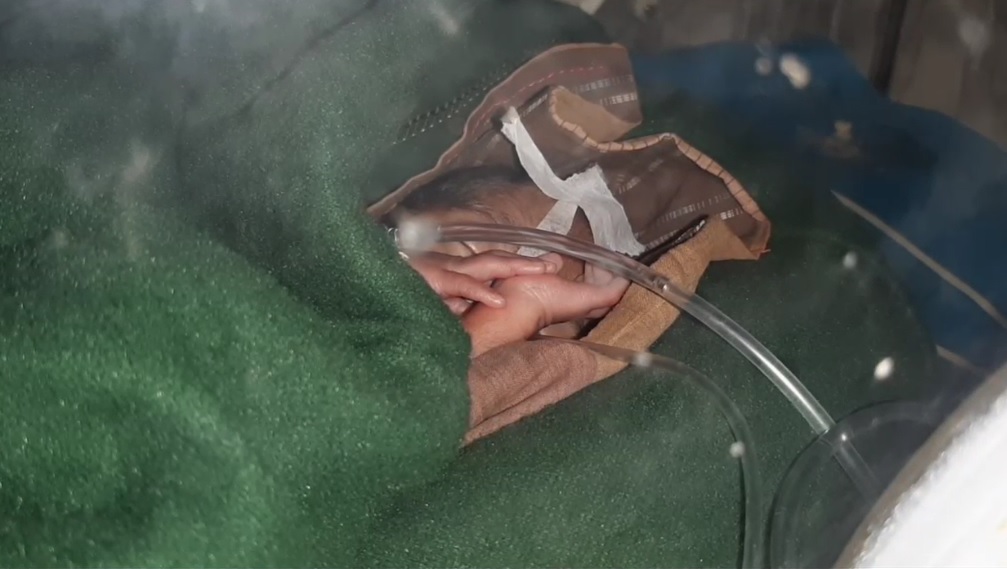 কবরস্থানে নড়ে উঠল শিশু!