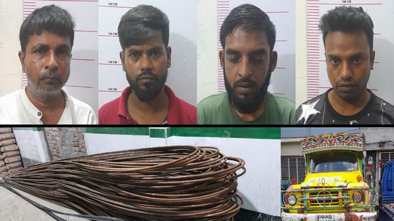 মিরপুরে শাহ আলী থানা এলাকার চোরচক্র আটক