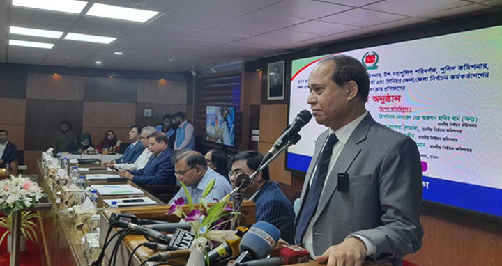 জনগণের কাছে নির্বাচন গ্রহণযোগ্য হতে হবে : কর্মকর্তাদের সিইসি