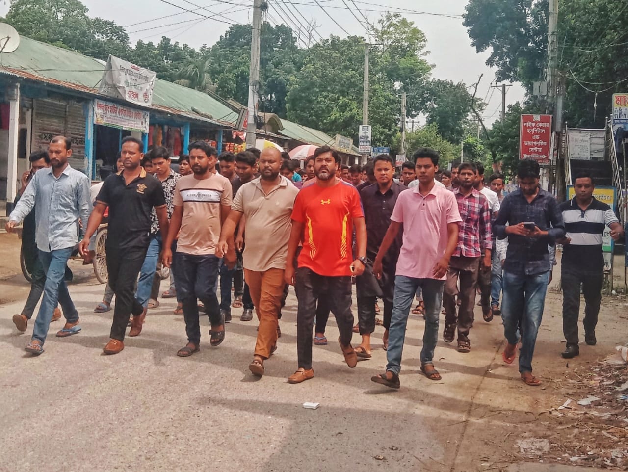 বিএনপির অবস্থান কর্মসূচি ও গণ-মিছিল ডিমলায়