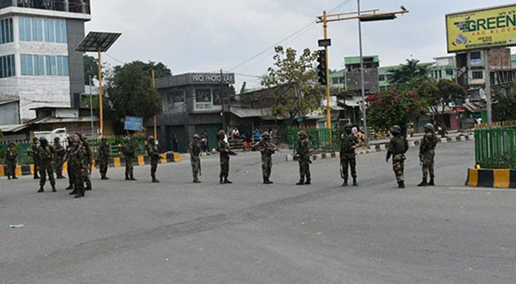 মণিপুর আবারো গোলাগুলি, স্থানীয় ভাবে তৈরি অস্ত্র উদ্ধার