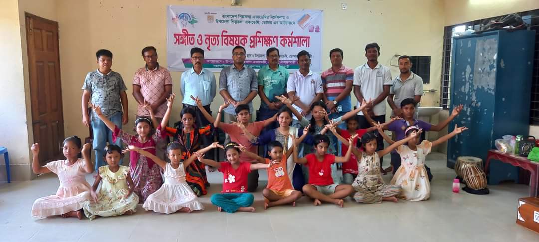 ডোমারে সঙ্গীত ও নৃত্য বিষয়ক প্রশিক্ষণ কর্মশালার সমাপনী