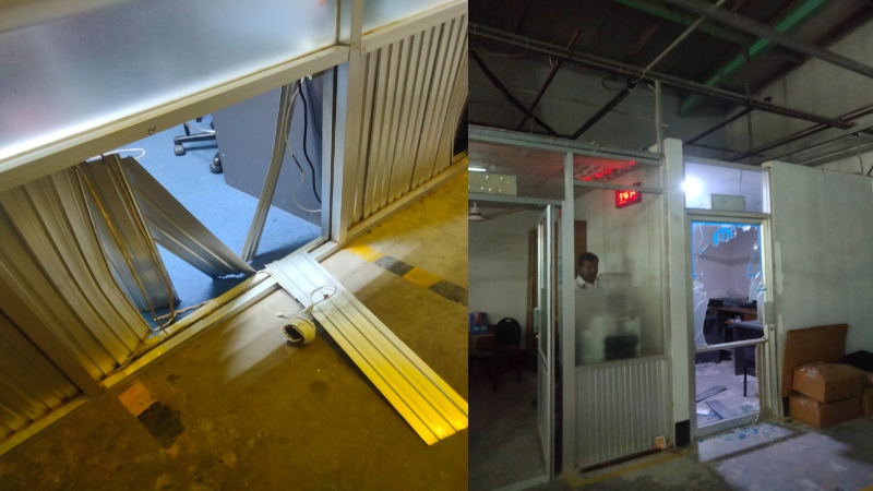 আশুলিয়ায় স্টাফদের অবরুদ্ধ ও কারখানা ভাঙচুর