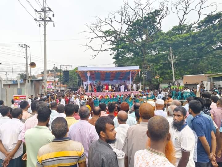 উত্তরবঙ্গের কৃতি সন্তান ইকবাল হাসান মাহমুদ টুকুর সিরাজগঞ্জ আগমন উপলক্ষে বিশাল জনসভা