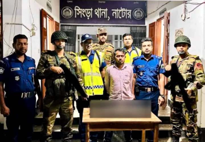 যৌথবাহিনীর অভিযানে গাঁজাসহ গ্রেফতার ১