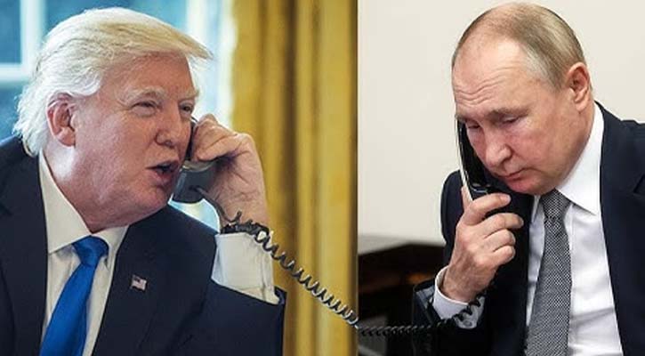 ইউক্রেন যুদ্ধ বন্ধে পুতিন-ট্রাম্প ফোনালাপ