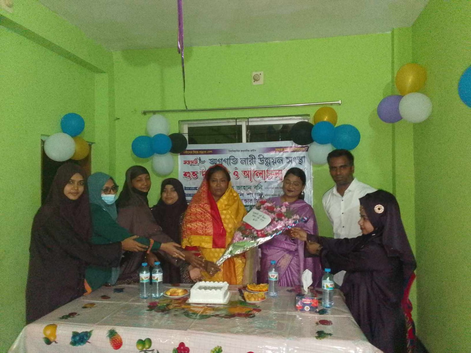 জমকালো আয়োজনের মধ্য দিয়ে ভোলায়, বোরহানউদ্দিন অগ্ৰগতী নারী উন্নয়ন সংস্থার উদ্বোধন