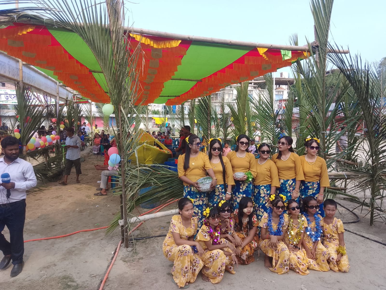 সাংগ্রাই জলকেলি উৎসব ২০২৫ উদযাপিত হলো কুয়াকাটায়