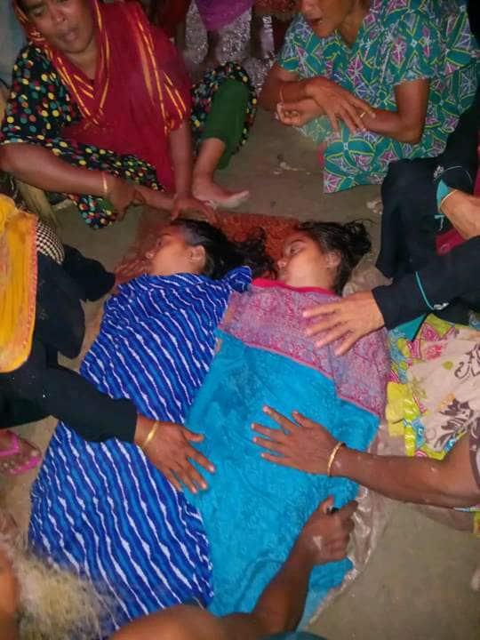শেরপুরে পানিতে ডুবে নিলা ও শীলা নামে দুই জমজ বোনের মৃত্যু