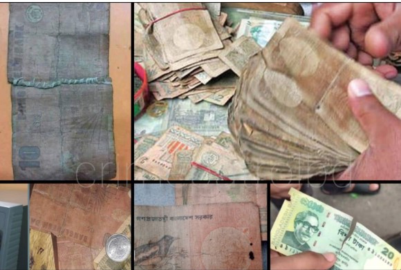 ছেঁড়া-নোংরা নোটে রোগের ঝুঁকি, বাজারে লেনদেন এখন জনস্বাস্থ্যের হুমকি