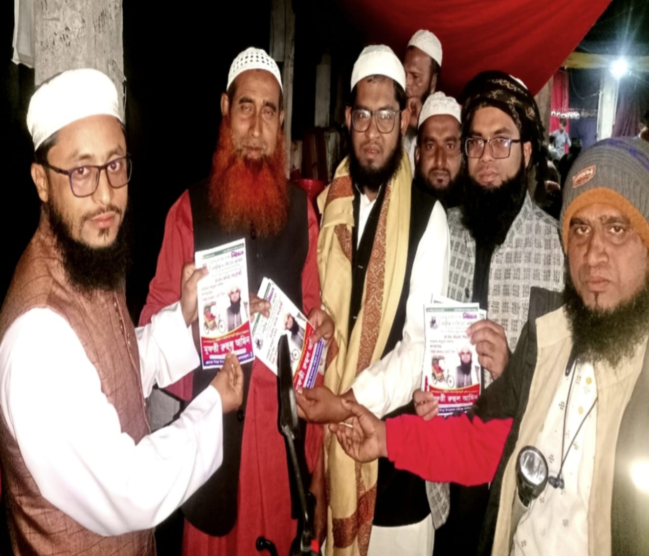 সিংড়ায় নির্বাচনী মাঠে রিকশা প্রতীকের জোয়ার গণসংযোগে ব্যস্ত মুফতী রুহুল আমিন