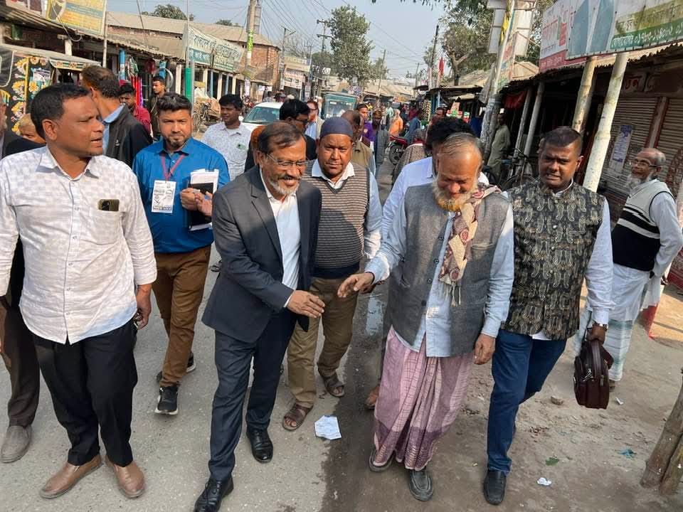 কিশোরগঞ্জে লাঙ্গলের গণজোয়ার, গণসংযোগে জনসমর্থনের স্পষ্ট প্রতিফলন