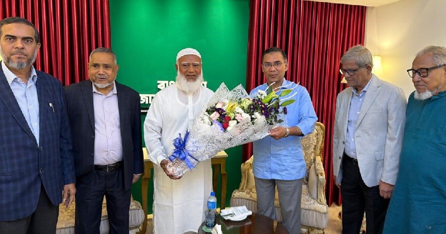 জামায়াত আমিরের বাসায় তারেক রহমান